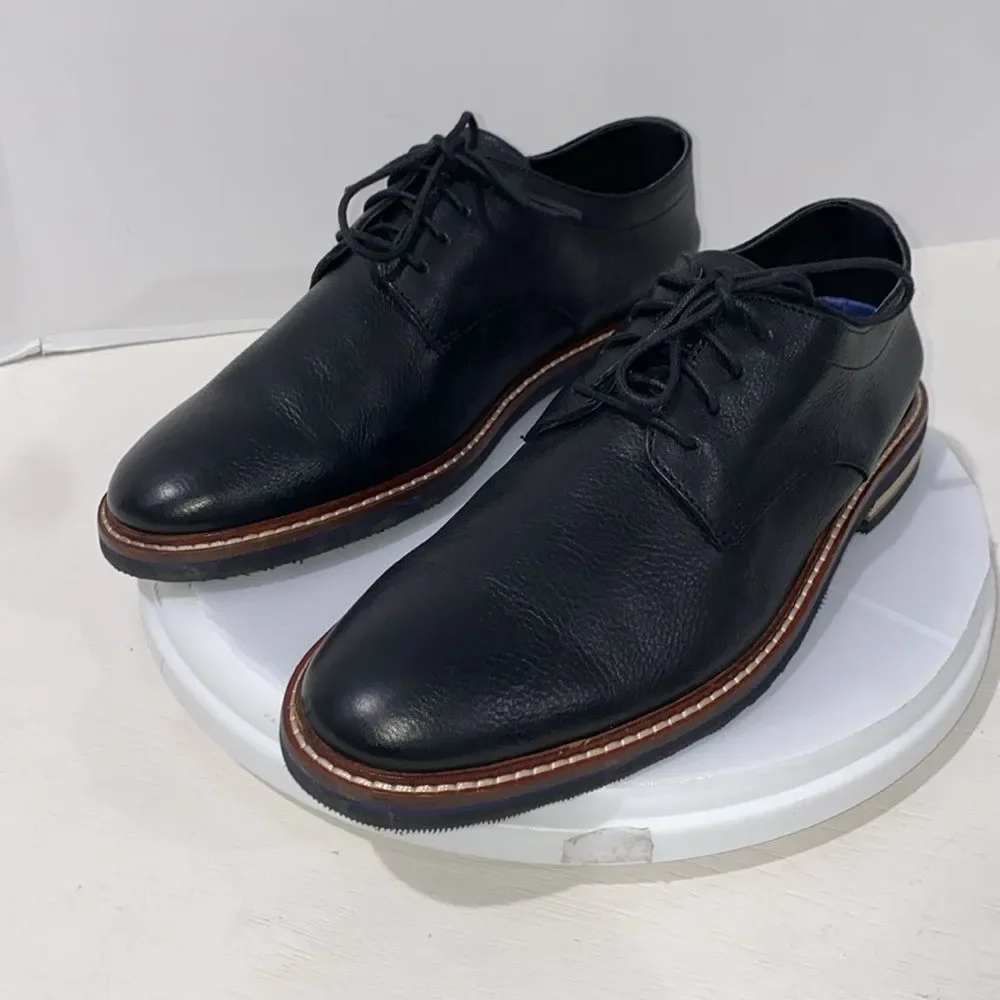 Bostonian Men's Dezmin Plain-Toe Dress Casual Oxfords In Black Size 7.5